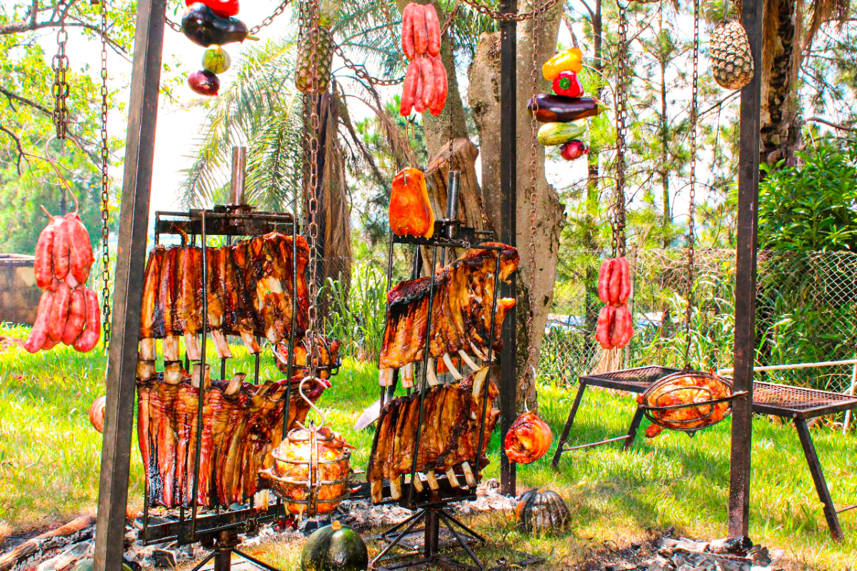 Cortes nobres de carne na grelha — Paulo BBQ Eventos